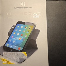 Lifeworks Turncoat Universal Folding Folio Tablet Case Black Integrated Stand picture