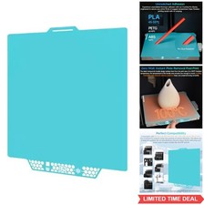 3D Printer Build Plate 257x257mm Double Sided Textured Surface High Adhesion picture