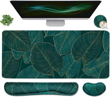 Ergonomic Large Mouse Pad and Keyboard Wrist Rest, Desk Pad for Keyboard and Mou picture