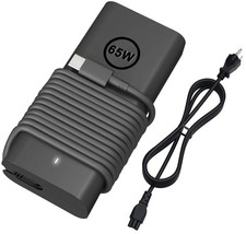 65W USB C Laptop Charger Power Cord 100-240V 5V-20V Output Black Plastic picture