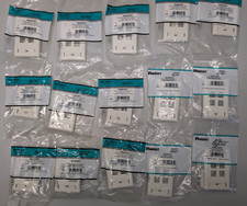 Panduit NK4FIWY NETKEY 4 Position Faceplate LOT OF 15 picture