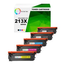 5Pk TCT Premium 213X BCYM Hi-Yield for Compatible HP 5700dn 6700 Toner Cartridge picture