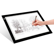 LitEnergy A4 LED Copy Board Light Tracing Box, Adjustable USB Power Artcraft LED picture