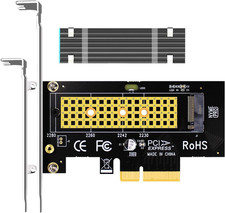 PA09-HS M.2 Nvme to Pcie 4.0 X4 Adapter with M.2 Heatsink for M.2 Nvme SSD picture