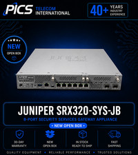 Juniper SRX320-SYS-JB  8-Port Security Services Gateway Appliance picture