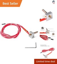 Complete 3D Printer Hot End Kit: 0.4mm Nozzle, Stainless Steel Tube, and Heater picture