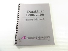 VINTAGE APPLE II DATALINK 1200/2400 USER'S MANUAL V1.1, APPLIED ENGINEERING BOOK picture
