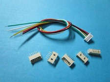 60 set 1.25mm 5Pin Male + Female Polarized Connector w/ 28AWG 150mm Leads Cable picture