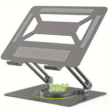 BoYata Laptop Stand for Desk, Adjustable Computer Stand with 360° Rotating Base picture