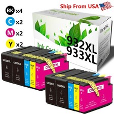 10PK 932XL 933XL 932 933 Ink Cartridge Fit For Officejet 6600 7510 6700 Printer picture