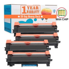 4PK Compatible for Brother TN760 TN730 High Yield Toner Cartridge WITH IC CHIP picture