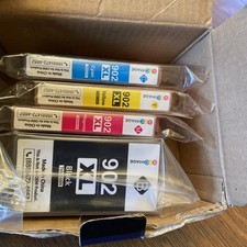 GPC Image 902XL Ink Cartridge 4 Pack Black, Yellow, Cyan, Magenta Exp: 01/2022 picture