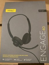 Jabra Engage 40 - USB-C UC Stereo Wired Headset (NEW) picture