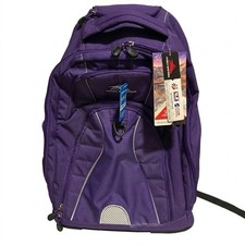 High Sierra Freewheel Wheeled Laptop Backpack Rolling Book-bag Travel Purple picture