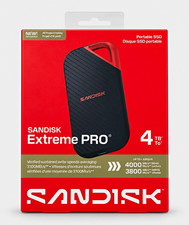 SanDisk Extreme PRO V3 4TB Portable SSD USB4 4000MB/s SDSSDE83-4T00-G25 picture