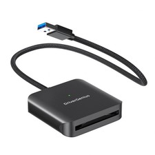 CFast 2.0 Card Reader with USB 3.0 &USB-C, 30cm/0.98ft Nylon Braided Cable, f... picture