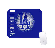 LA Dodgers Blue Baseball Theme Mouse Pad Sports Desk Office Mat Fan Gift picture