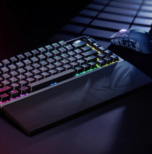 Silicone wrist rest compatible with Asus ROG 75 layout keyboard for ROG Azoth picture