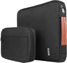 13.3-13 Inch Laptop Sleeve, MacBook Sleeve, Black | Water-repellent Laptop Case picture