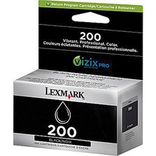 Lexmark 200 Black Ink Genuine OEM Cartridge For Pro 4000c 5000 5500 Printers picture