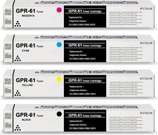 GPR61 GPR-61 High Yield Toner Cartridges GPR 61 GPR-61 Black Cyan Magenta Yellow picture