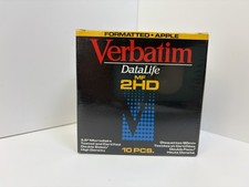 VERBATIM DataLife MD 2HD 3.5” Microdisks 10 Pieces - BRAND NEW Sealed NOS VTG picture