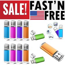 USB Flash Drives USB 2.0 Memory Stick Bulk Thumb Drives 10 Pack 8GB picture