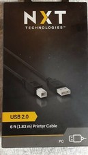 NXT Technologies 6' USB A Male/B Male Black NX29749 picture