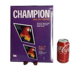 New Photo Paper Glossy Finish Premium White 30 Sheets Champion Ink Jet 8.5 x 11