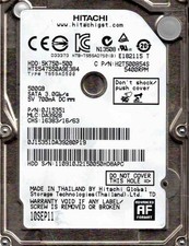 HTS547550A9E384,  DA3928, 0J15351,  Hitachi SATA 500GB  SEP 2011 picture