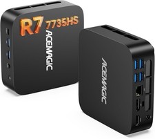 ACEMAGIC Gaming Mini PC Win 11 Pro,Ryzen 7 7735HS, 24 GB LPDDR5 512 GB SSD WiFi6 picture