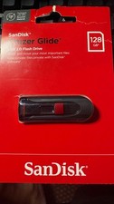 SanDisk Cruzer Glide 128GB USB Flash Drive BRAND NEW SEALED picture