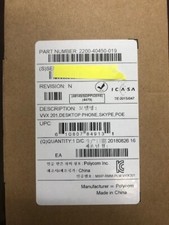 Brand New Polycom 2200-40450-025 VVX 201 IP Business PoE Phone picture