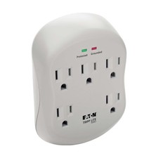 Eaton Tripp Lite SK5TEL-0 5 Outlet Extender Surge Protector Standard, White picture