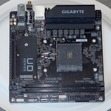 Gigabyte A520I AC Mini-ITX AM4 Motherboard DDR4 WiFi + Antennas I/O Shield picture