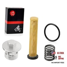 Oil Filter Screen and OIL FILTER CAP & Spring For Kawasaki 1985-2006 Vulcan picture
