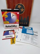 Autodesk AutoCAD LT 2000 Upgrade Big Box PC Software 2-CD Win 95 98 NT picture