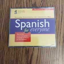 The Learning Company Spanish For Everyone 1997 CD New picture