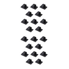 20 Pack Self-Adhesive Wire Tie Cable Clamp Clip Holder For Car Dash Camera E picture