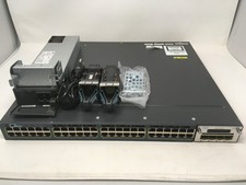Cisco WS-C3560X-48PF-S With Cisco C3KX-NM-1G Network Module & Rack Ears picture