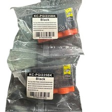 PGI-225BK 2 Packs of Ink Cartridges for Canon PIXMA MX882 MG5220 -  NEW BLACK picture