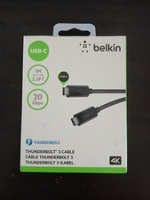 Belkin Thunderbolt 3 USB-C To USB-C Data Transfer & Power Cable 3.3ft New picture