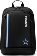 SOAR NFL 14 Inch Laptop Backpack Bag Dallas Cowboys Black NEW picture