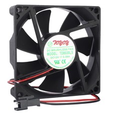 1 PC TOYON Original 12V 0.08A 80*80*20 TD8020LS 2 wire refrigerator fan picture