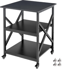 Fannova Printer Stand, 23.6 X 23.6 X 30.1 Inches Large Square Printer Table with picture