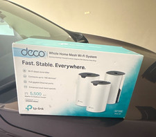 TP-LINK Deco S4 AC1200 Dual-Band Mesh Wi-Fi Router System 3-Pack, 2-Port. picture