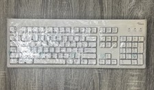 VTG Fujitsu Siemens Keyboard S26381-K293-V110 5 Pin Din Coiled Cord New Sealed picture
