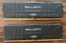 Crucial Ballistix 32GB DDR4-3200 DIMMs 2x16GB BL16G32C164UB.16FE picture