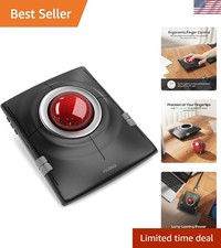 Wireless Trackball Mouse Ergonomic 55mm Large Ball Ambidextrous | Rechargeabl... picture