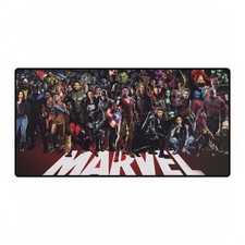 MCU Cinematic Universe Heroes Cast Lineup Mouse Pad Desk Mats Marvel Comics picture